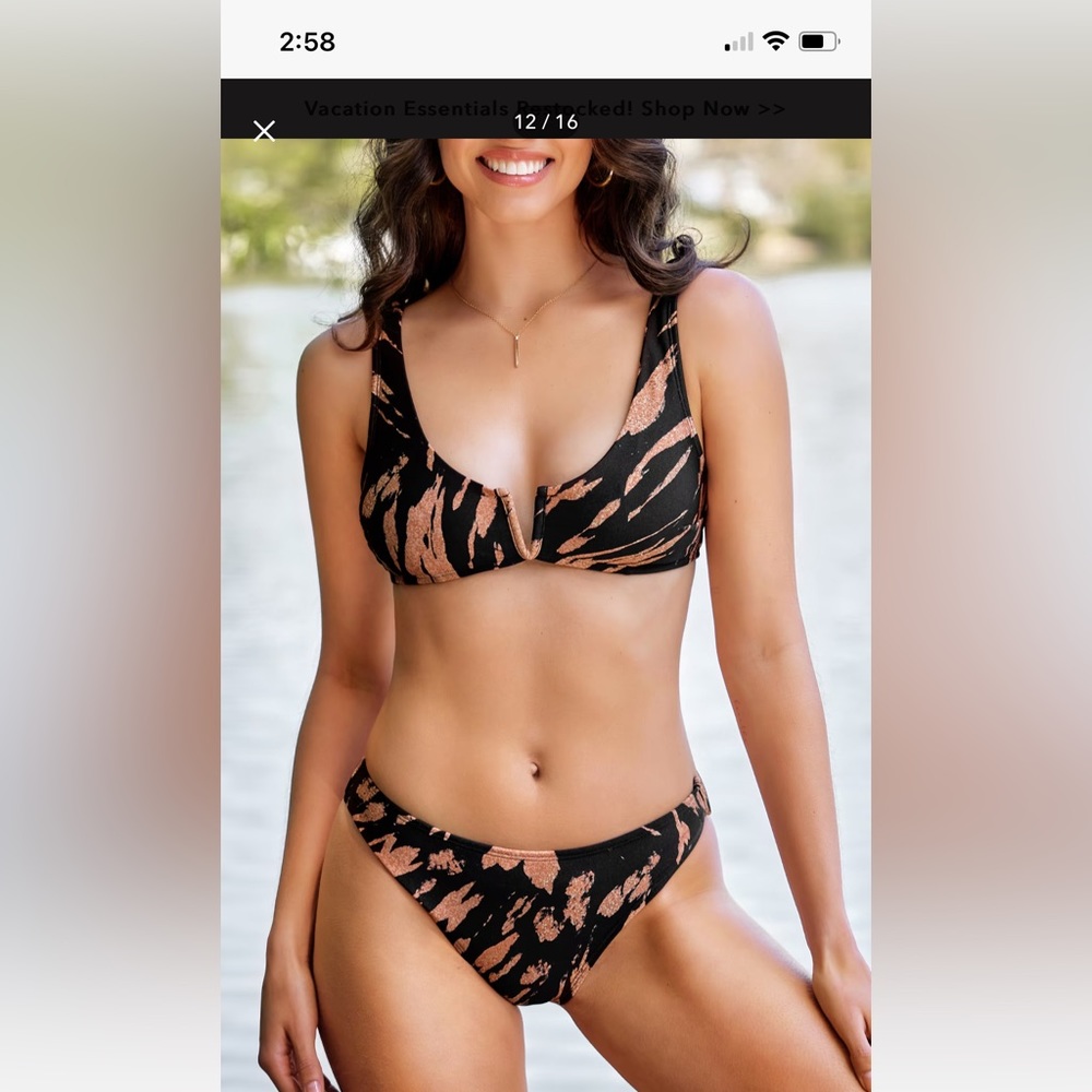 NWT Cupshe bikini set